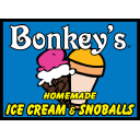 Bonkey's Ice Cream & Snoballs logo